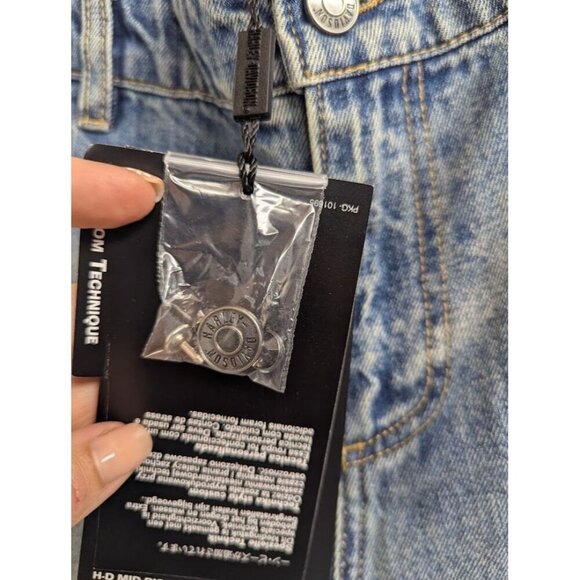 Harley Davidson studded out jeans womens size 31 embellished 100% cotton I8 - Picture 5 of 16